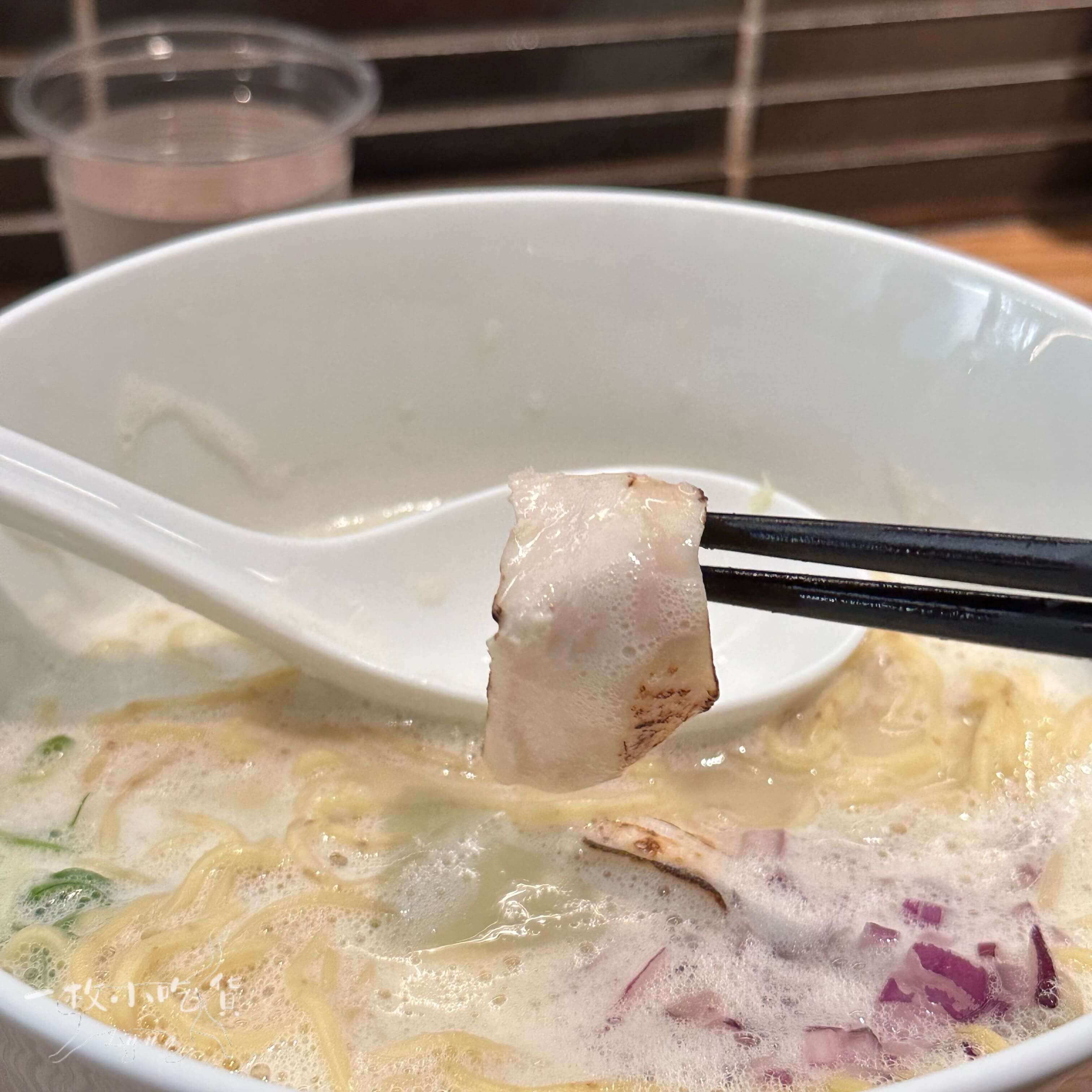 chicken white ramen closeup